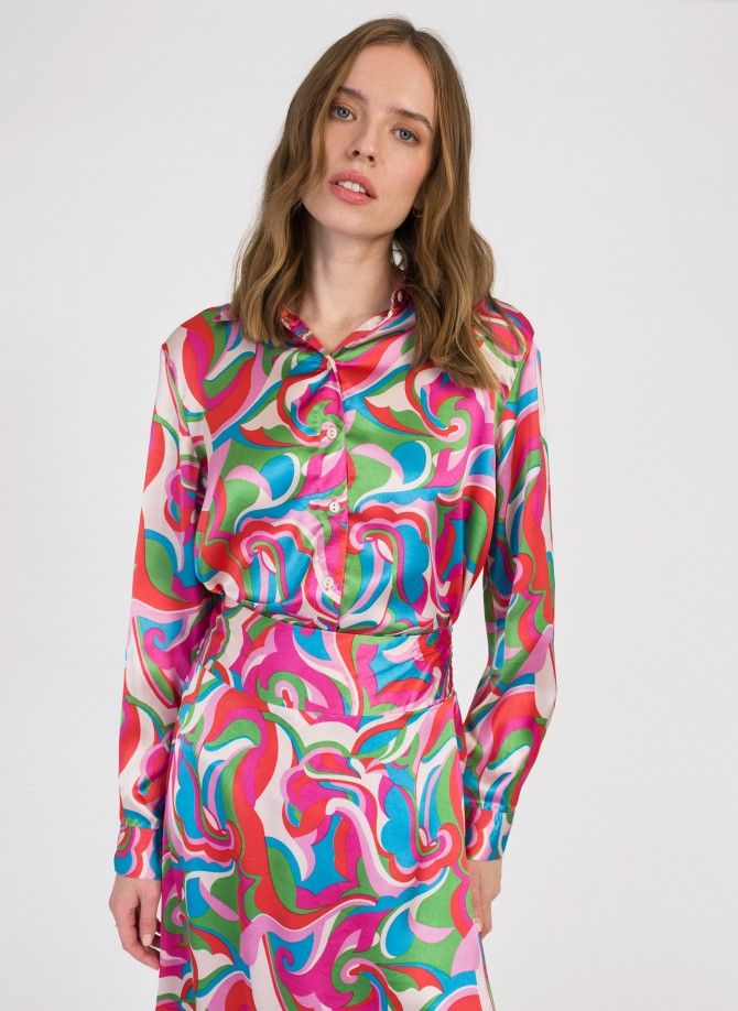 SYBILE printed flowing shirt  - 2