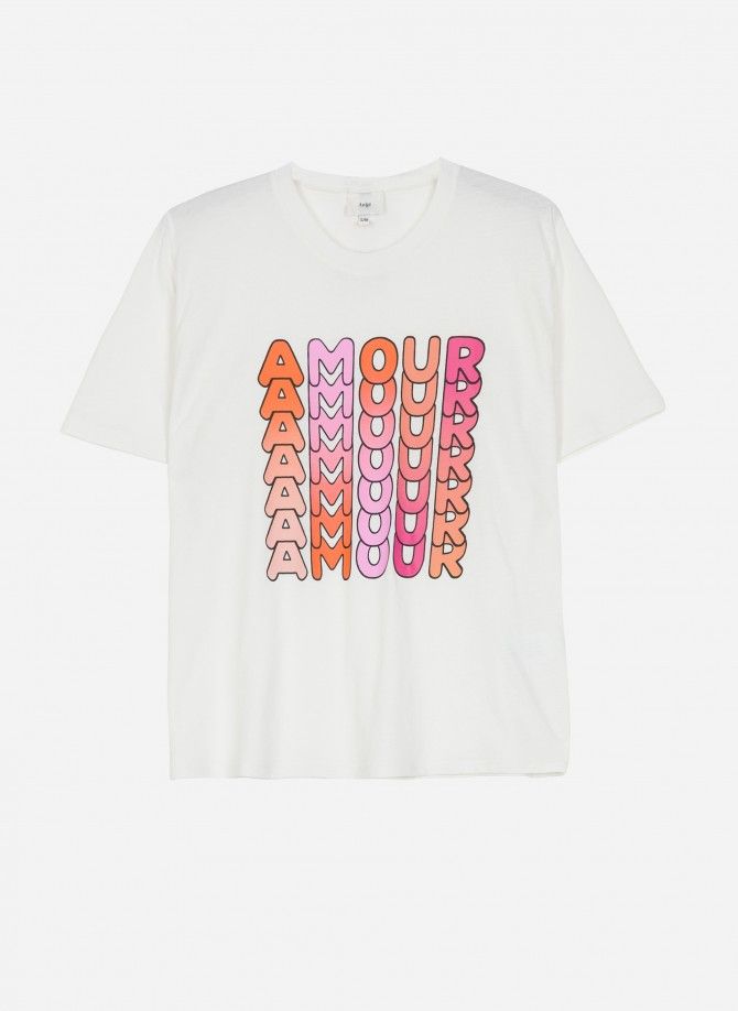 TEOLINE plain amour t-shirt  - 3