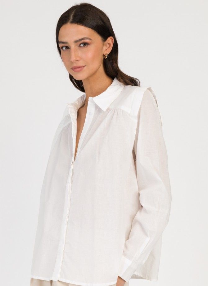 SHARMA plain cotton shirt  - 1