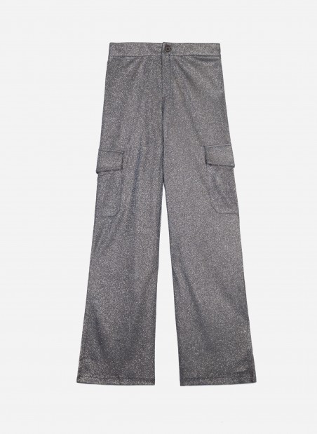 Pantalon paillettes avec poches cargo PILI  - 11