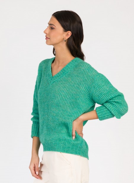 Fluffy knit sweater LEROSY  - 14