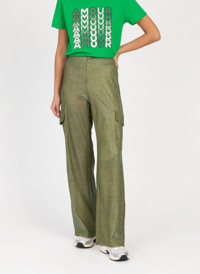 PILI Glitter Pants with cargo pockets  - 11