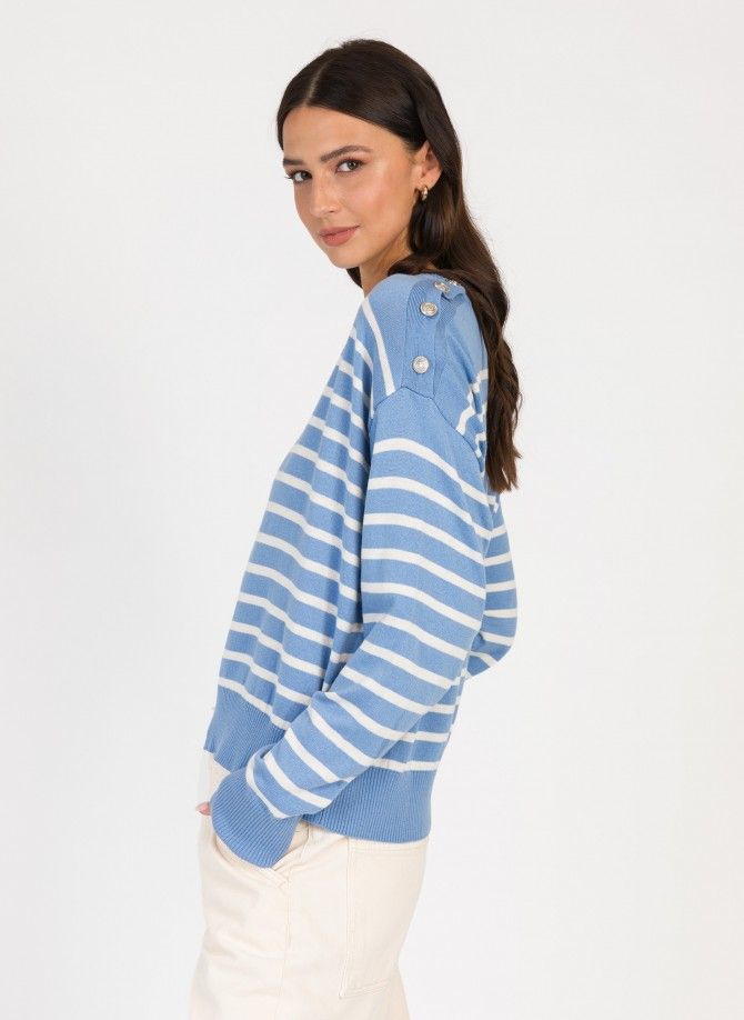 VANYA buttoned sailor sweater  - 21
