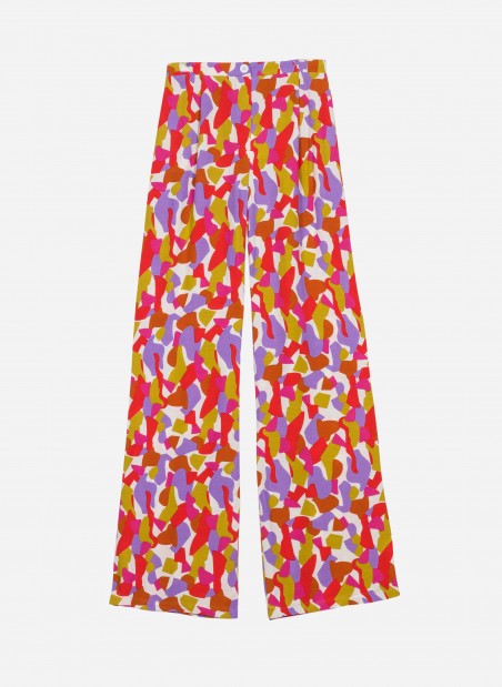 PACOMA wide leg pants with print  - 2