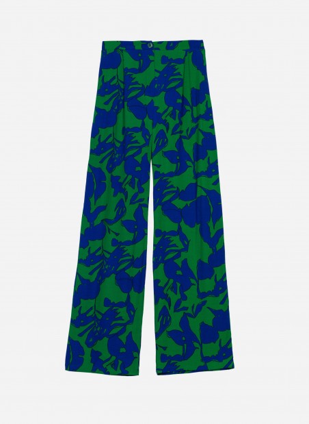 PACOMA wide leg pants with print  - 4