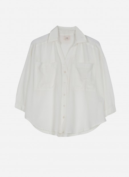 Short shirt in linen SULLY  - 1