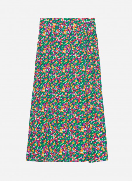 GINNY printed long skirt  - 2
