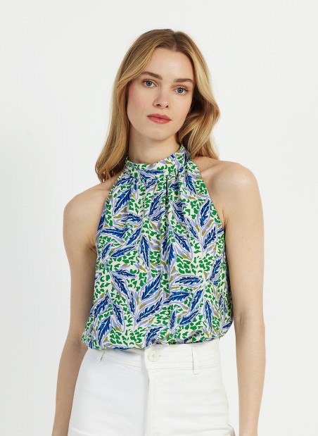 Low cut and printed top KLOA  - 1