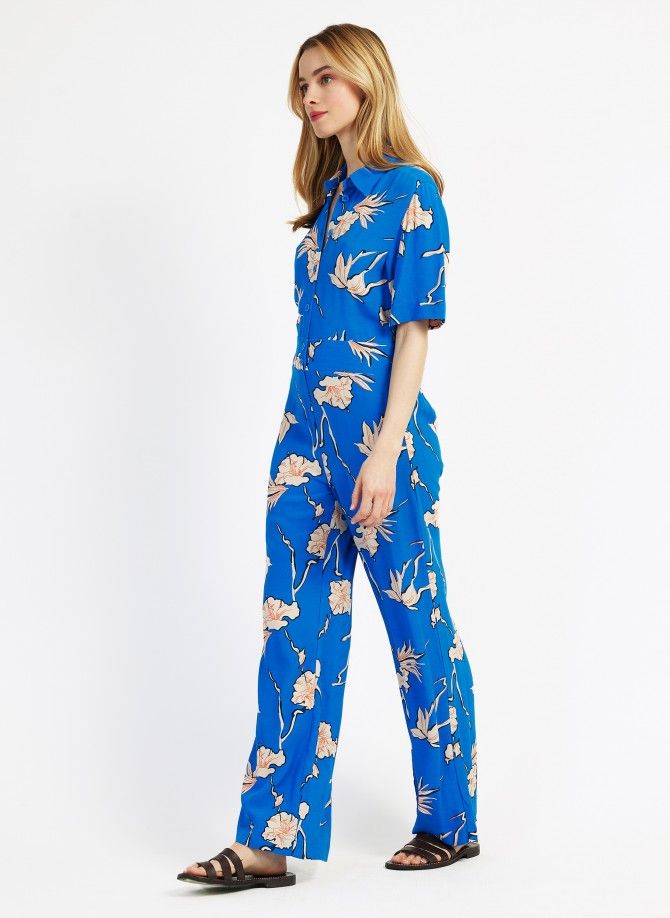 Printed and buttoned jumpsuit MINDINA Ange - 10