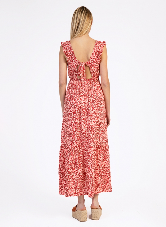 Printed halter maxi dress ODINO Ange - 21