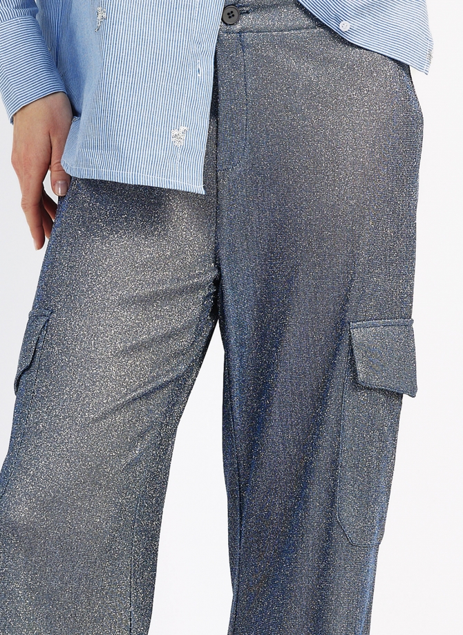 Pantalon paillettes avec poches cargo PILI Ange - 19