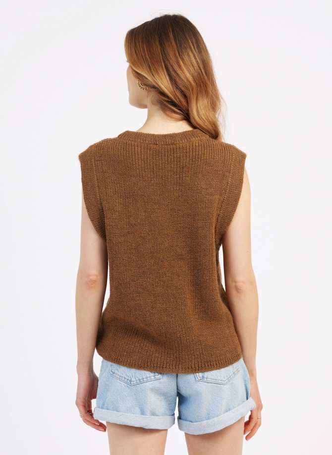 LAMAZOU sleeveless knit sweater Ange - 12