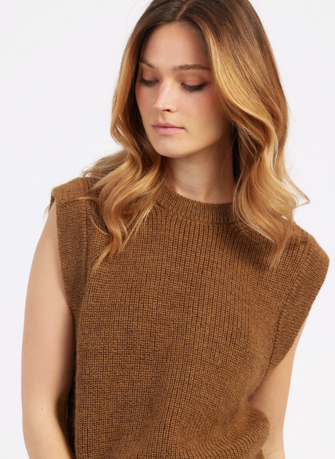 LAMAZOU sleeveless knit sweater Ange - 10