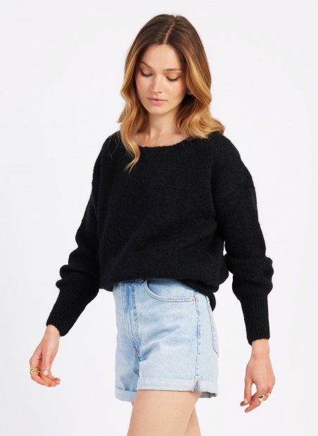 Loose-fitting knit sweater LEBOUM Ange - 40