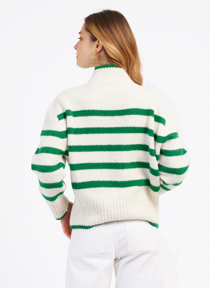 Striped knitted sweater LEROULA Ange - 16