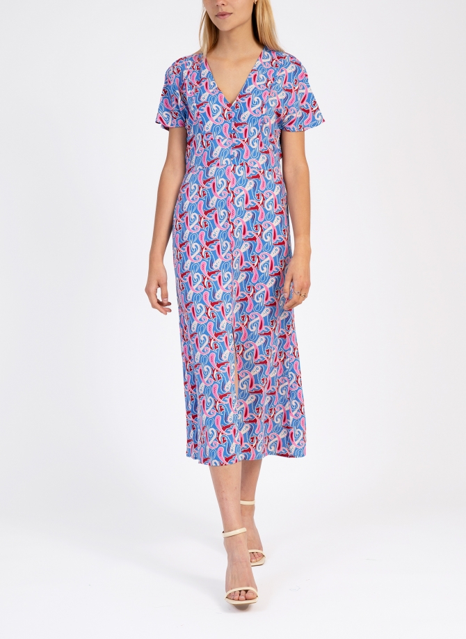 OMBRY printed midi dress Ange - 25