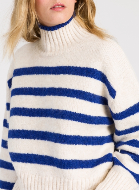 Striped knitted sweater LEROULA Ange - 2