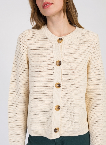 VETOMA tweed knitted cardigan Ange - 11