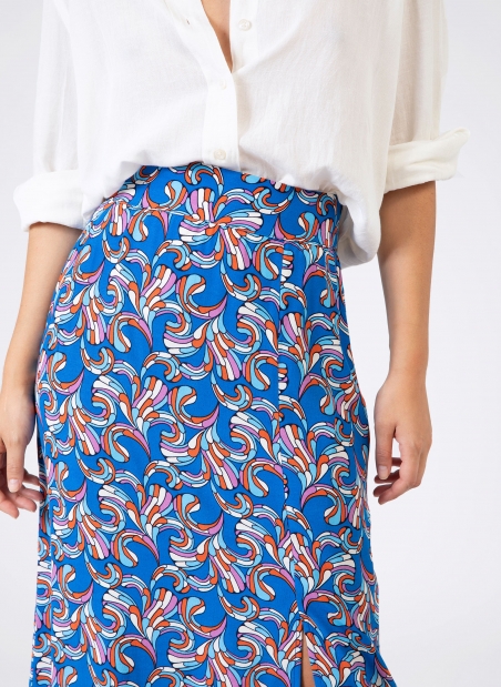GINNY printed long skirt Ange - 20