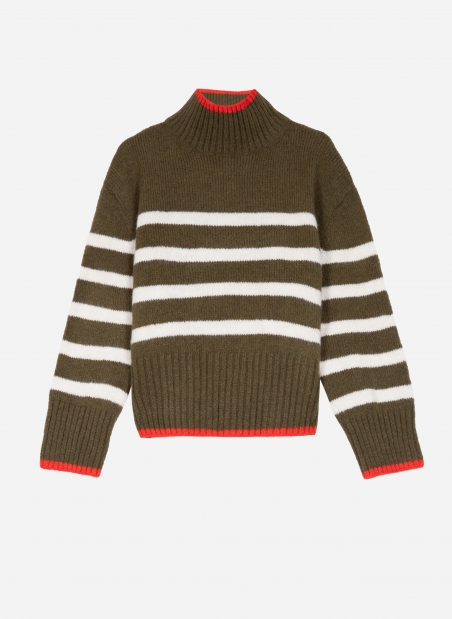 LEROLI cocooning knit striped sweater  - 3