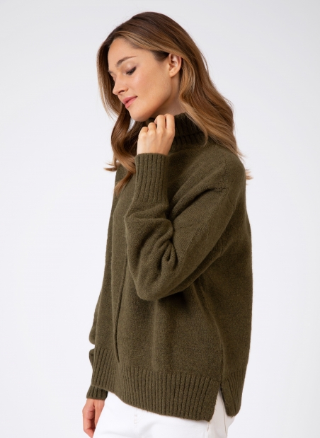 LIPY knitted turtleneck sweater  - 3