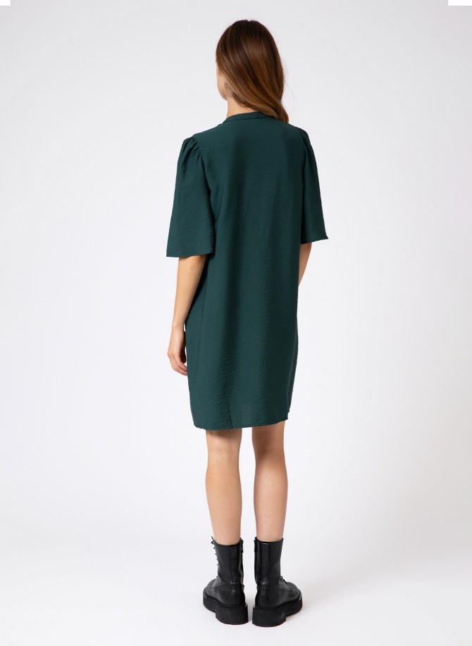 MIFANITA short, loose-fitting, plain dress  - 14