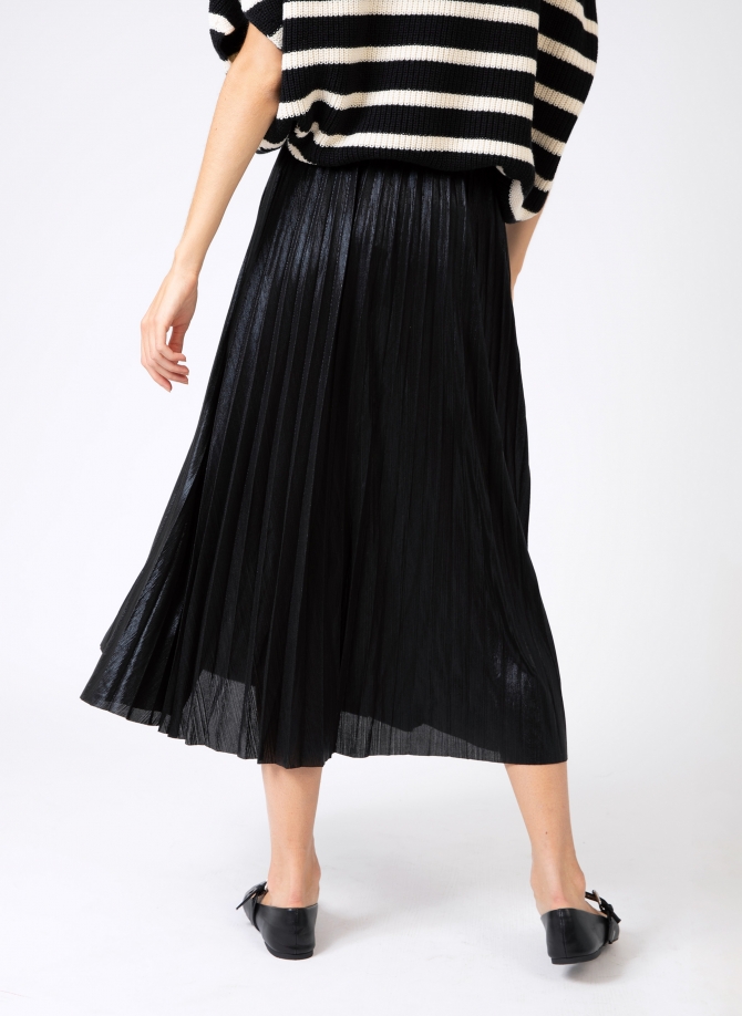 JUSTINA iridescent pleated long skirt  - 15