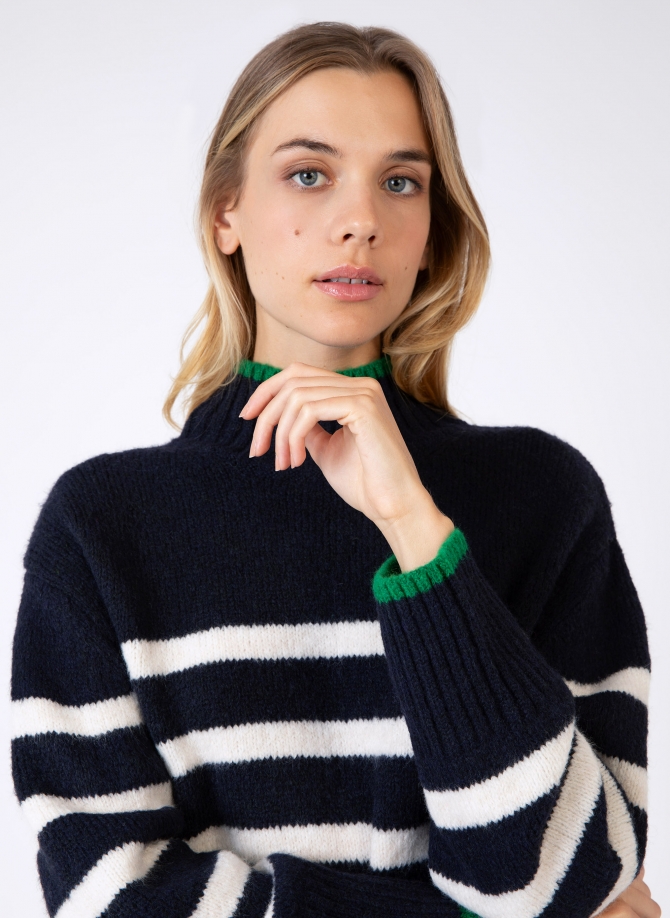 Striped cocoon sweater LEROLI A