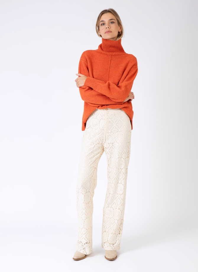 PHILIPO straight lace pants  - 14