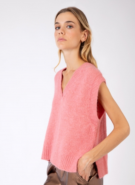 LEATRICE sleeveless knit sweater  - 15