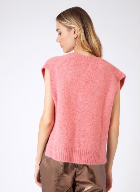 LEATRICE sleeveless knit sweater  - 17
