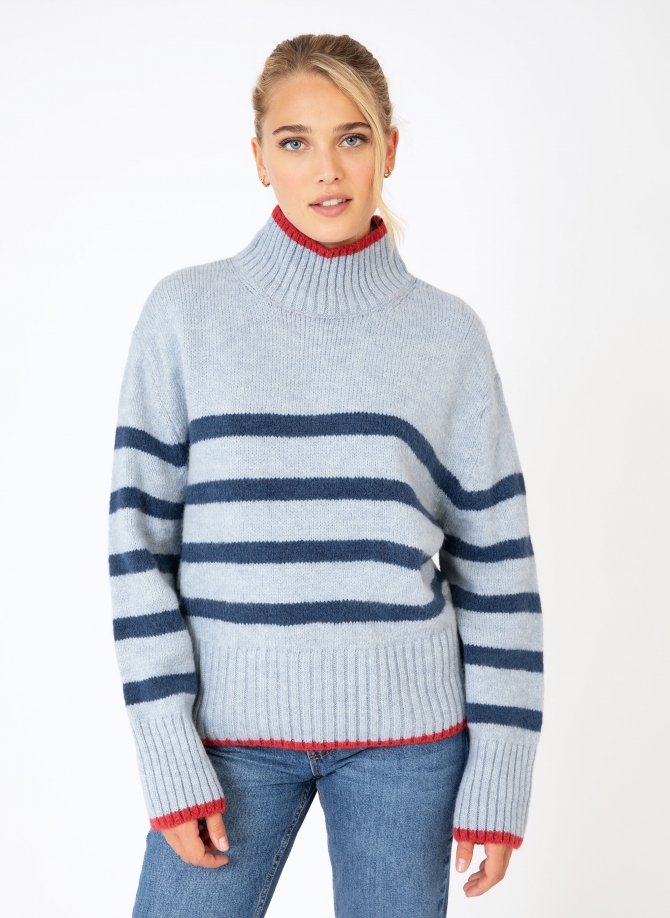 LEROLI cocooning knit striped sweater  - 6
