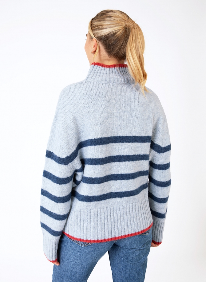 LEROLI cocooning knit striped sweater  - 9