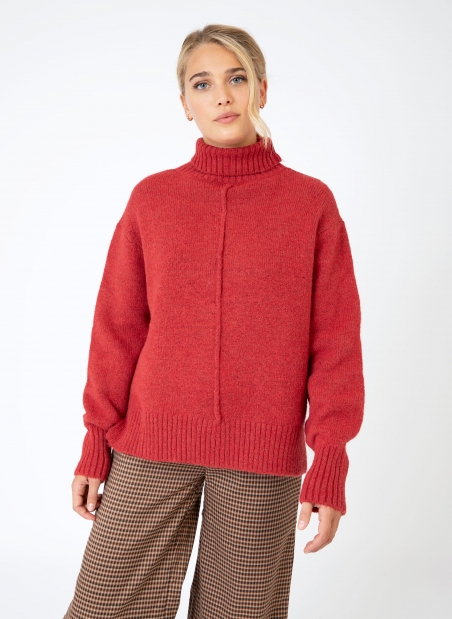 LIPY knitted turtleneck sweater  - 17