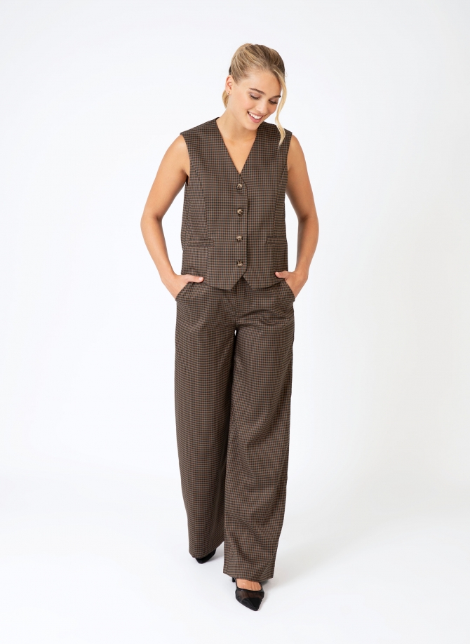 PONTY wide-leg pants with pockets  - 2