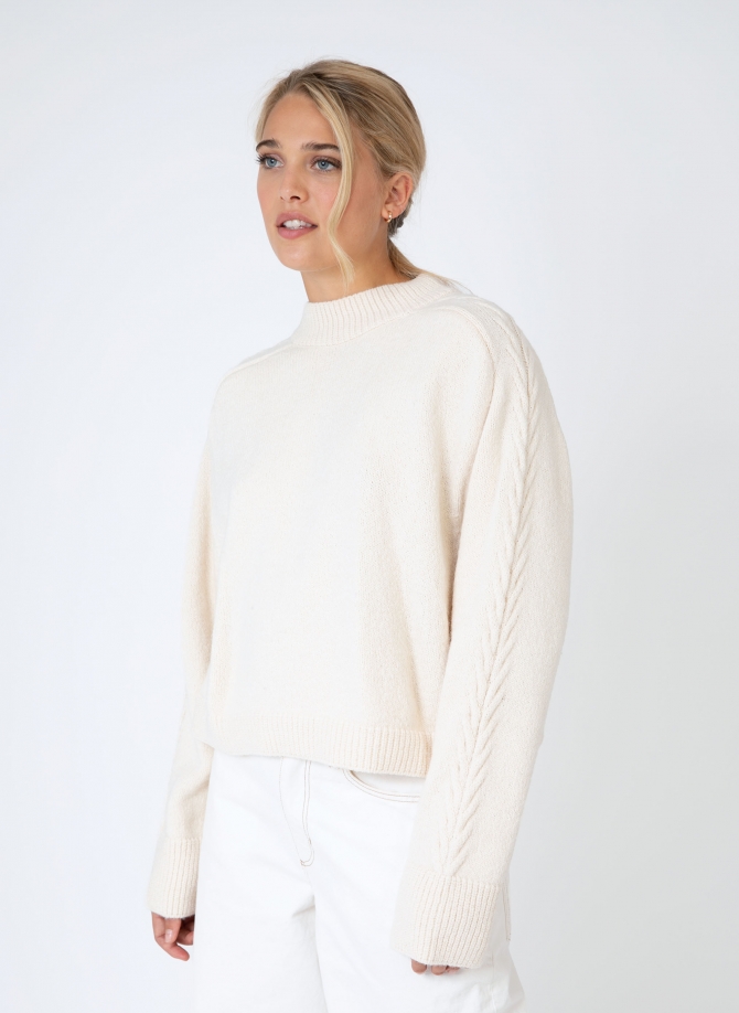 VAENY oversized twisted knit sweater  - 1