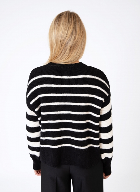 Short knit sweater VIVENIA  - 7
