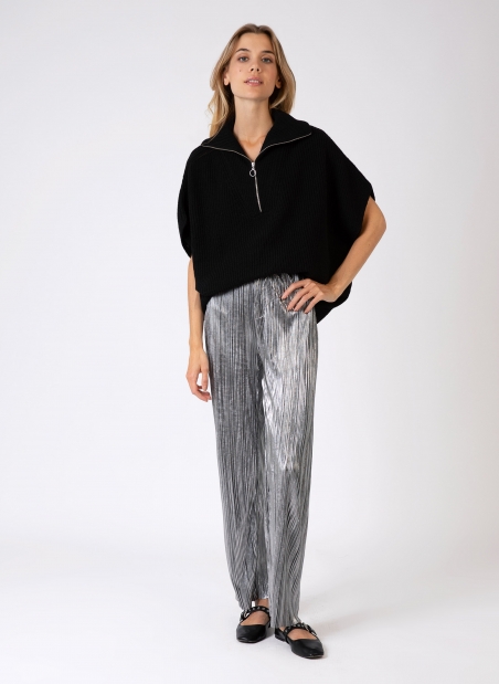 PHARELY iridescent pleated pants  - 3