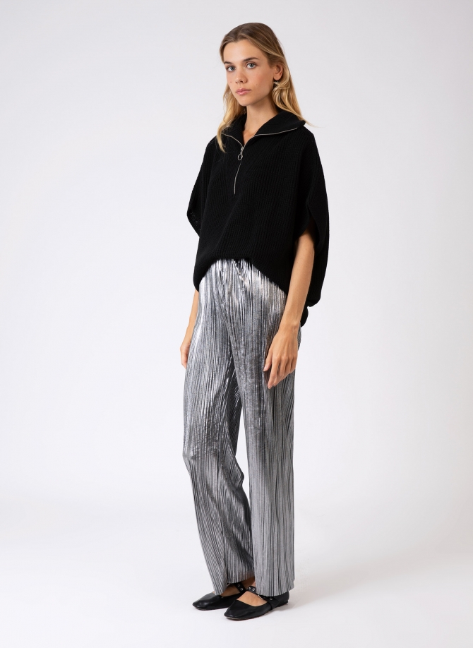 PHARELY iridescent pleated pants  - 4