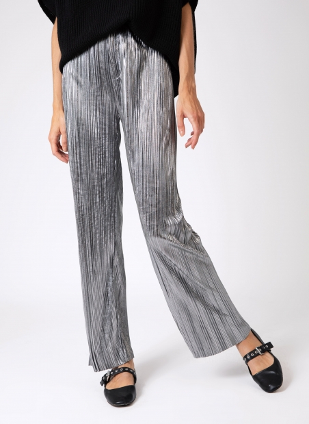 PHARELY iridescent pleated pants  - 2
