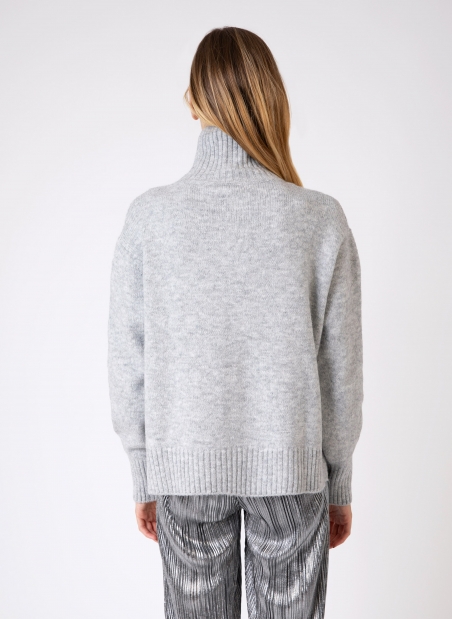 LIPY knitted turtleneck sweater  - 25