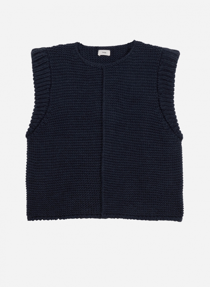 LEGRINGOU sleeveless knitted cardigan  - 3