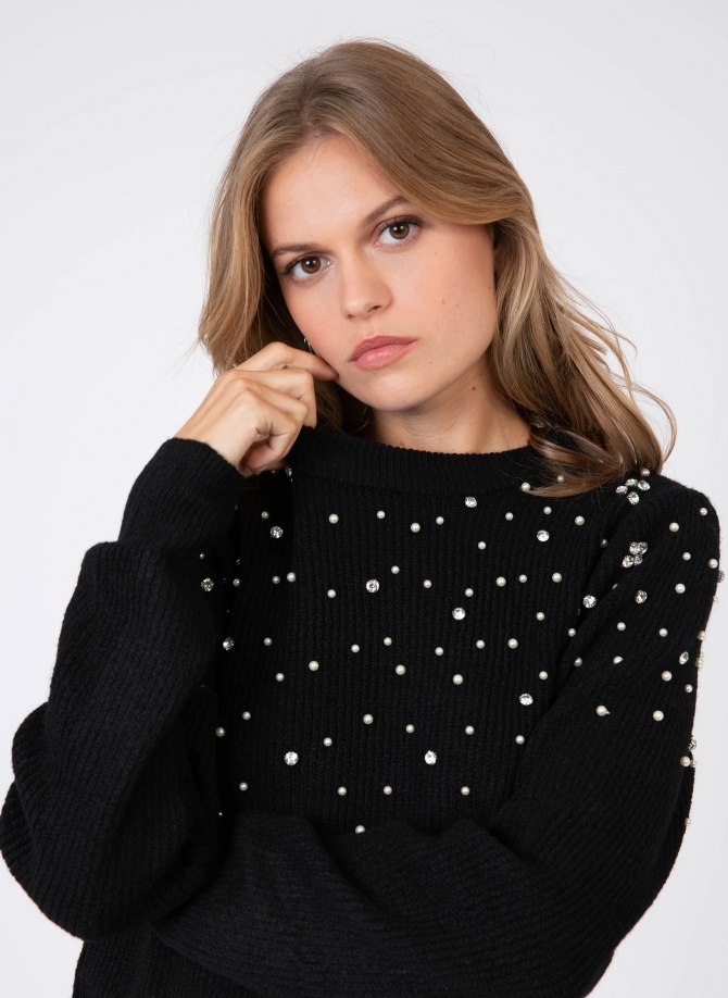 NOELIA knitted embroidered sweater  - 4