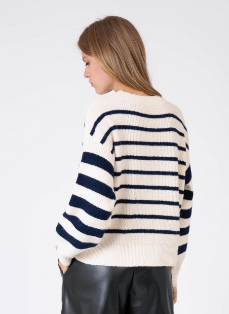 Short knit sweater VIVENIA  - 13