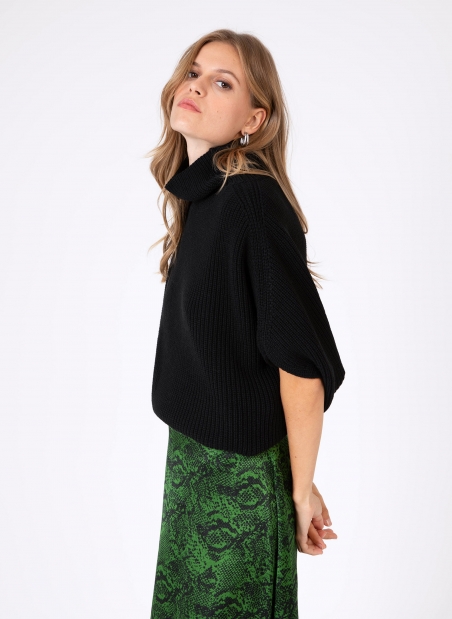 Sweater with stand-up collar LEPONY  - 3
