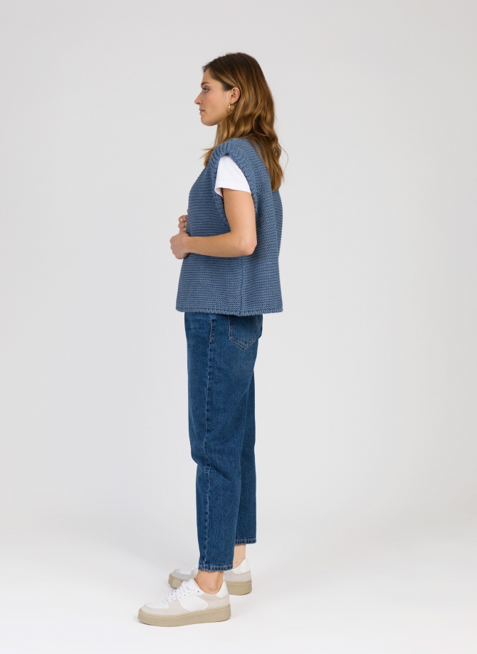 LEGRINGOU sleeveless knitted cardigan  - 22