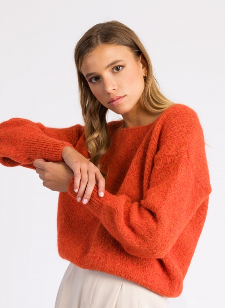 Loose-fitting knitted sweater LEBOUM  - 16
