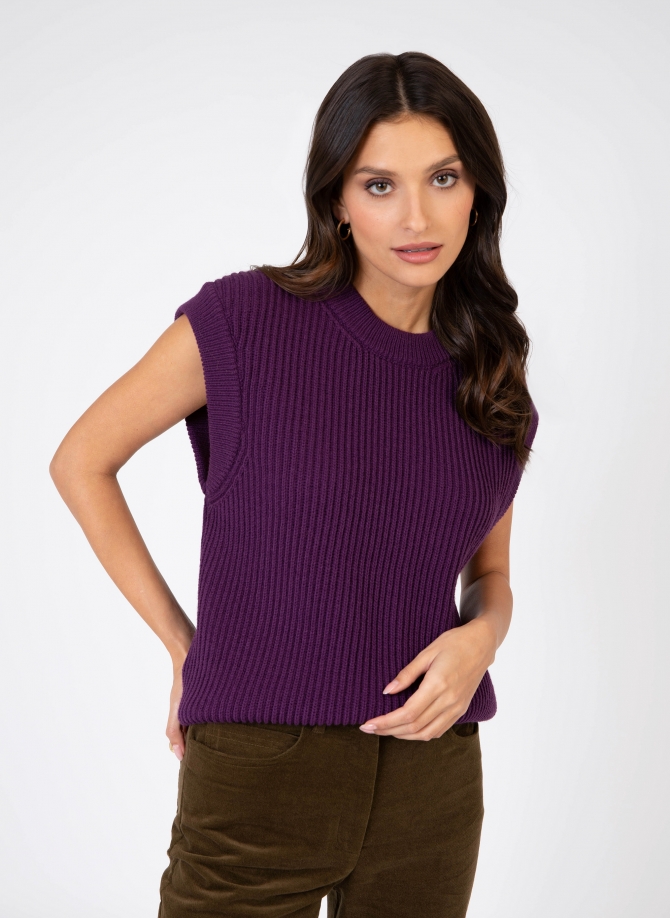 Sleeveless knit sweater LAMAZONAS  - 1