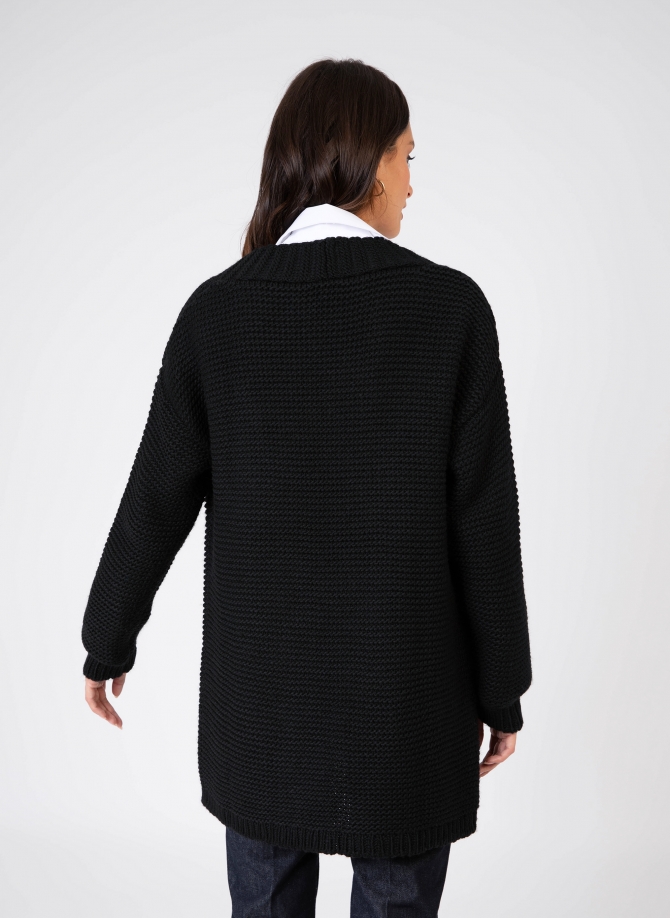 Long-sleeved knitted cardigan LEPACIFIC  - 11