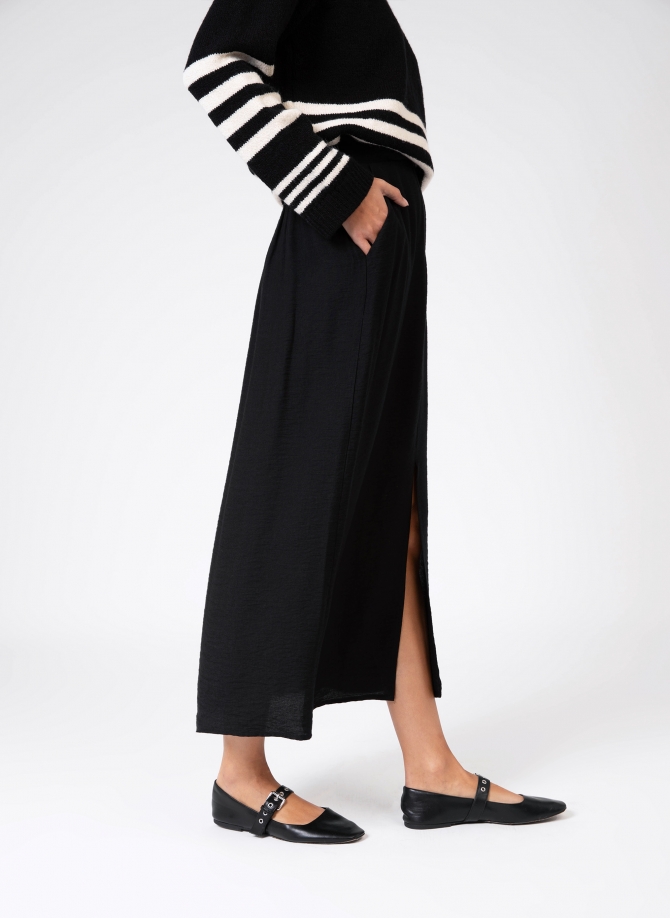 Plain long slit skirt GINNOLA  - 10